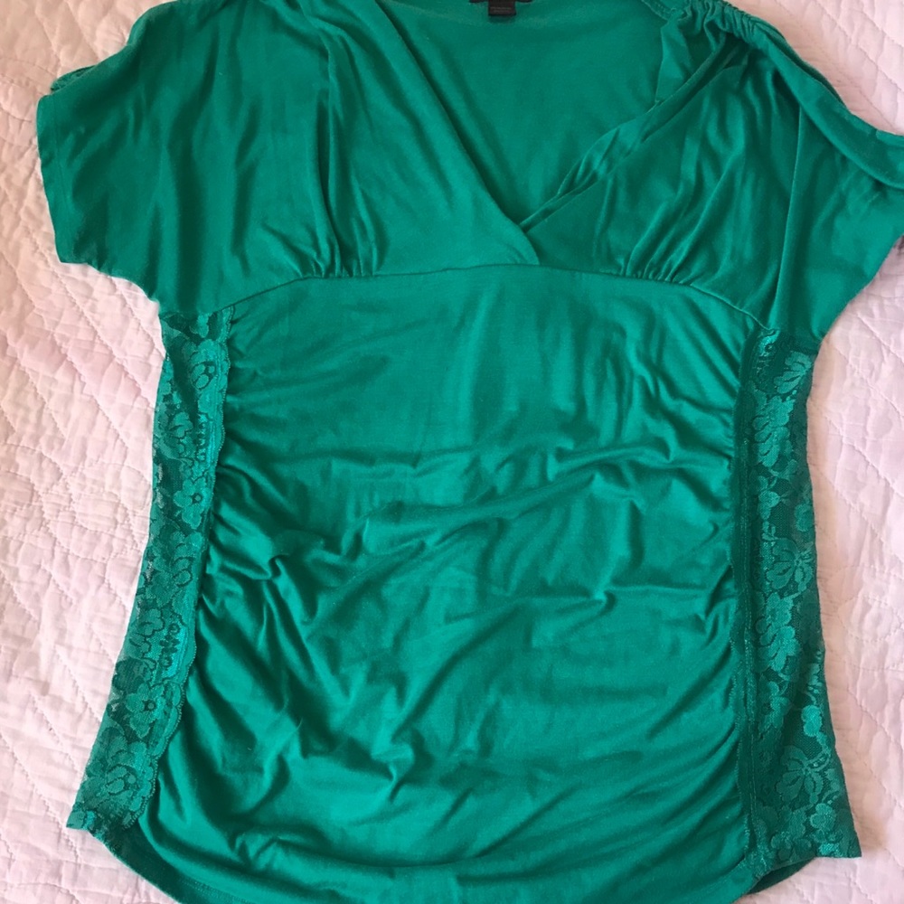 Teal ladies blouse